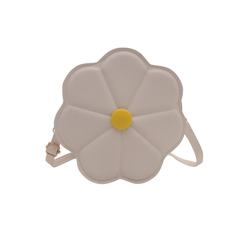 Color sólido coreano nuevo diseño de flores personales de impresión de verano 2024 estilo estilo extranjero bolso de hombro para mujeres