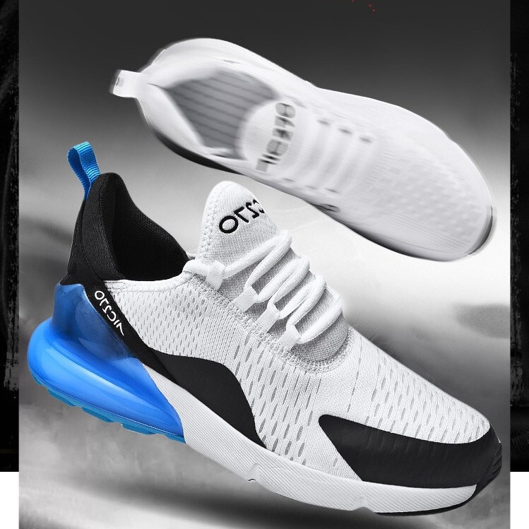 Cross-Border New Large Size Full-Length Air-Cushion Shoes Shock-Absorbing Running Shoes Couples Soft-Soled Running Sports Casual Shoes for Men and Women