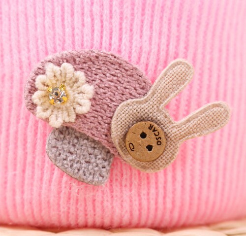 Baby Hats Autumn and Winter Cute Children's Warm Hats Newborn Cashmere Fetal Hats Cherry Patch Baby Hats