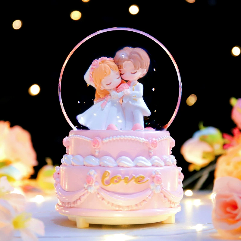 Starry sky, music box, rotating night light, new collection