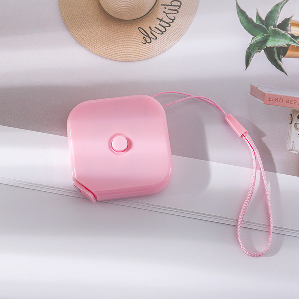 Square solid color cute small handheld ruler for home use