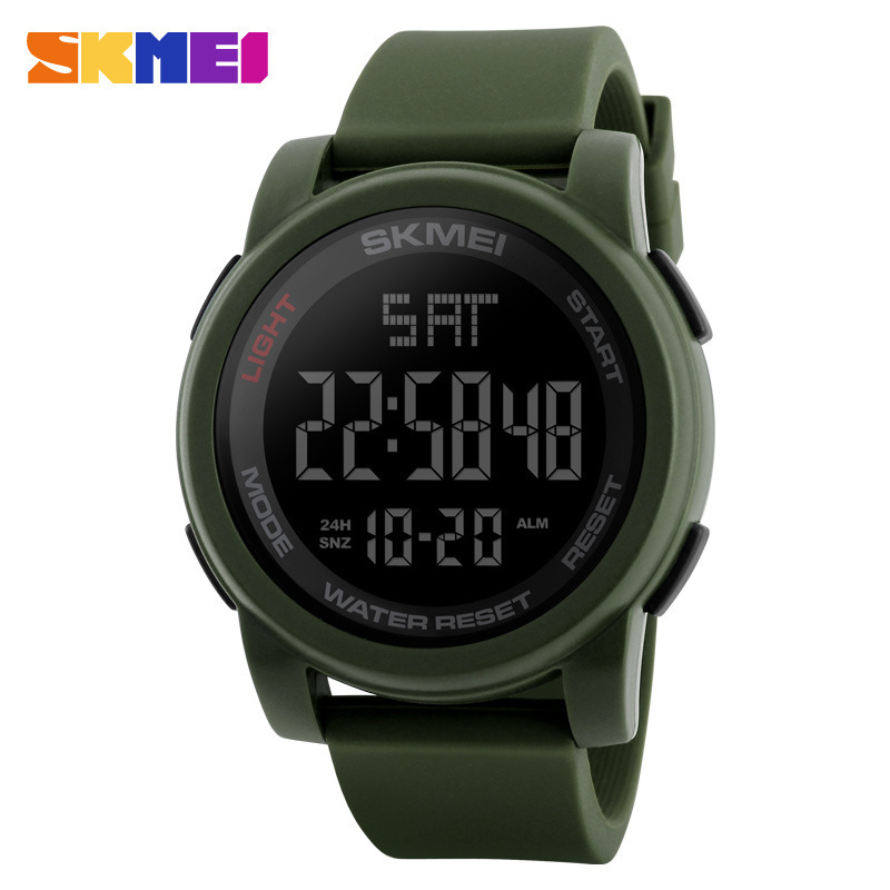 Skmei reloj deportivo personalizado para hombres de moda deportes al aire libre reloj electrónico multifunción Comercio exterior reloj de estudiante de Venta caliente