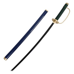 Пиратский Jax Zangao COS Деревянный реквизит для ножей Рыжие хвостовики Модель Western Sword Оборудование Режущее лезвие