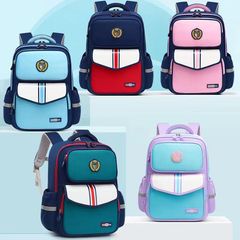2024 New Children's Orthopedic Student Backpack, Large Capacity, Multifunctional, Weight Reduction, Suitable for Grades 1-3-6, Dual Shoulder Bag