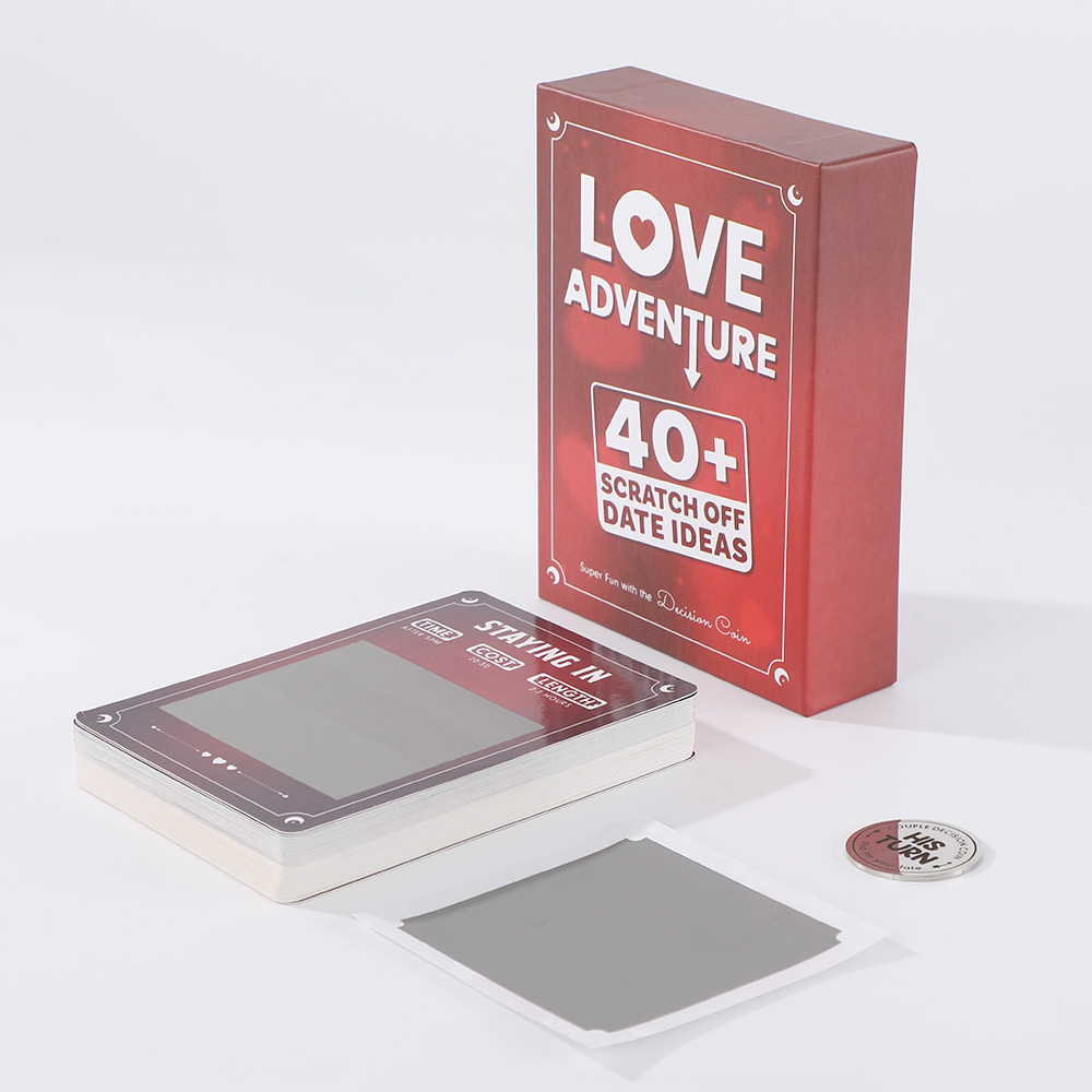 Love Adventure Couple Scratch Card Party Game Date Night Gift_voghion.com