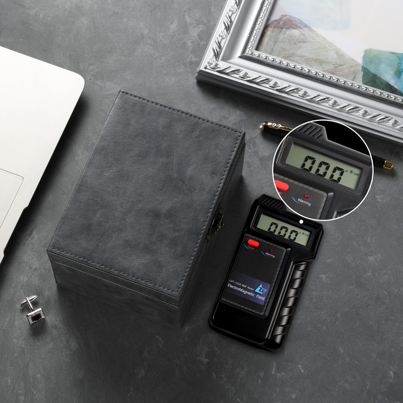 Suministro directo de fábrica RFID anti-radiación caja de blindaje de señal de llave de coche caja de blindaje de señal de teléfono móvil tamaño de la Caja