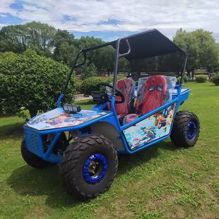 New Parent-Child Children's Adult Four-Wheel Atv Electric Two-Seater Go-Kart Outdoor Scenic Spot Entertainment Venue Off-Road