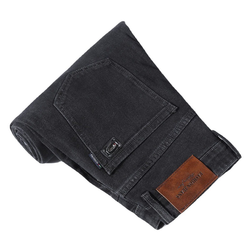 Pantalones vaqueros de marca, suministro directo de fábrica, pantalones de alta gama para hombre, pantalones de hombre populares nuevos de 2025, pantalones casuales de primavera y otoño