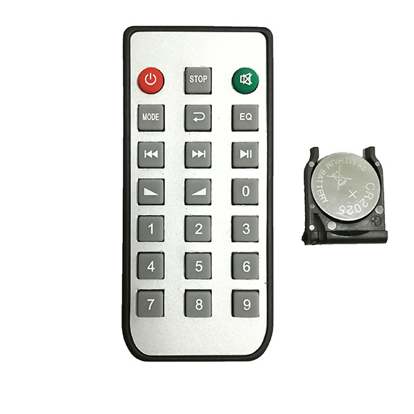 usbmp3蓝牙解码板硅胶遥控器21键MP3解码板遥控器无损模块遥控器