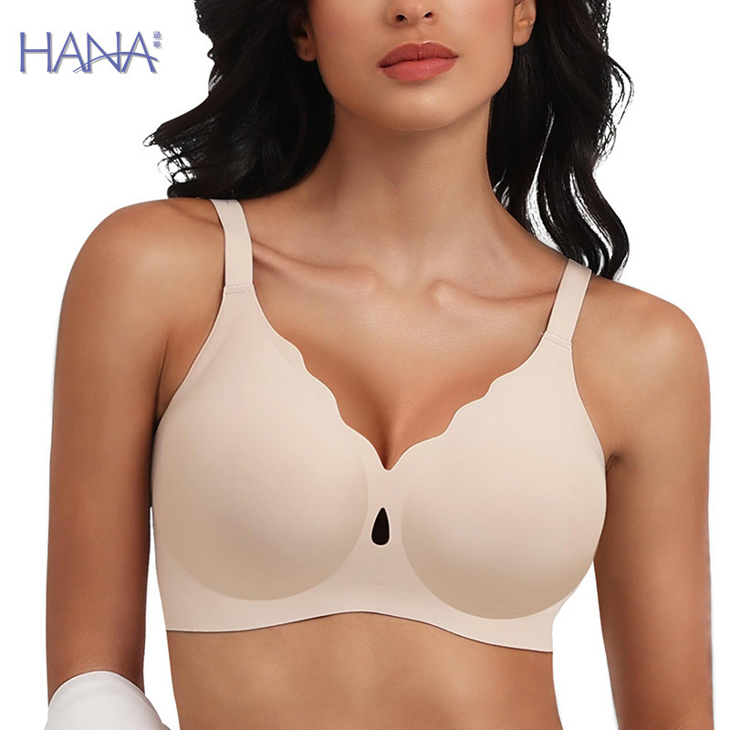 Cross-Border Foreign Trade Seamless Plus-Size Underwear, Comfortable and Soft Support, Small Chest Gathering, Anti-Sagging, Wireless Bra Cross-Border Foreign Trade Seamless Plus-Size Underwear, Comfortable and Soft Support, Small Chest Gathering, Anti-Sagging, Wireless Bra