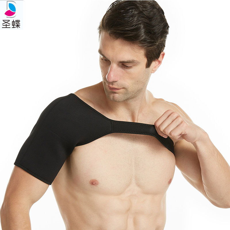 Factory wholesale SBR Retaining shoulder keep warm motion adjust motion protect One shoulder Weightlifting Barbell Shoulder protector
