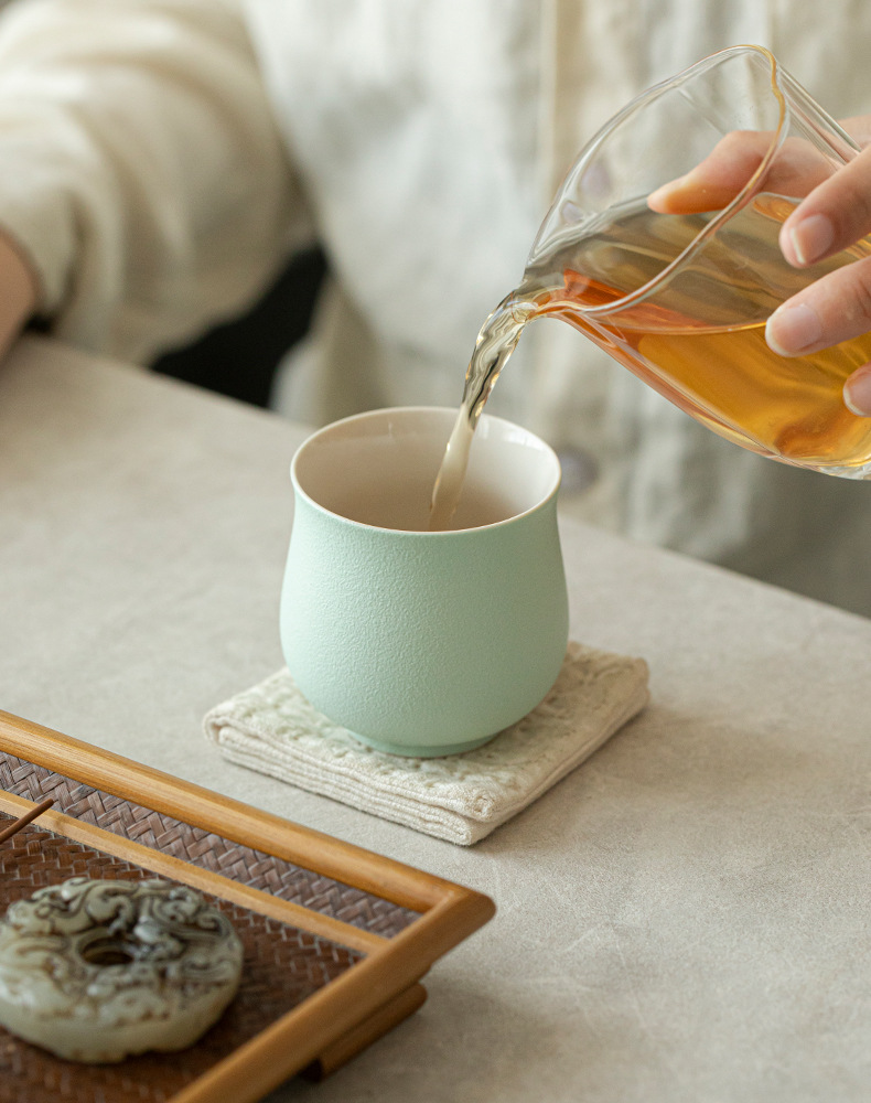 Piccola tazza da caffè in ceramica latte stile macaron_voghion.com