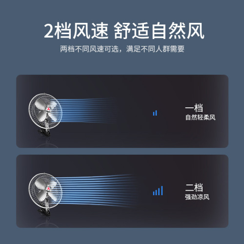Vehicle-mounted fan, double-head 12V24v, van, small truck, interior cooling, powerful and windy car electric fan