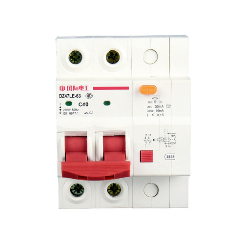 International Electrotechnical Commission miniature circuit breaker DZ47 household circuit breaker 1P2P63A total air switch with leakage protector