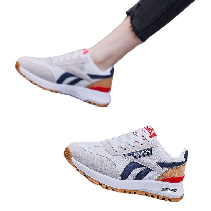 Zapatos de mujer suministro transfronterizo moda de otoño pareja zapatos de hombre zapatos planos casuales Forrest Gump zapatos estudiantes de secundaria zapatos deportivos versátiles