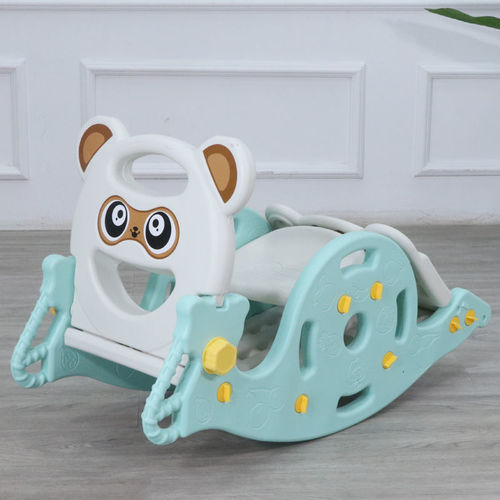 Kids' Swing, Slide, Ball Hoop Three-in-One Indoor Seatable Baby High Chair Kids' Slide, Ball Toss Hoop Direct Manufacturer Sale