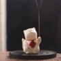 招财猫陶瓷家用小猫香薰炉