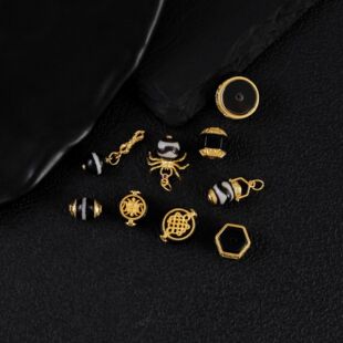����ڬ�����S925�y�24K����ƿ�����Ƶ���DIY�͹Œ��������
