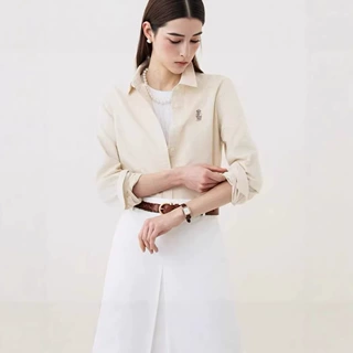 2026春季学院风简约多色翻领衬衫女TTYW2612C1E