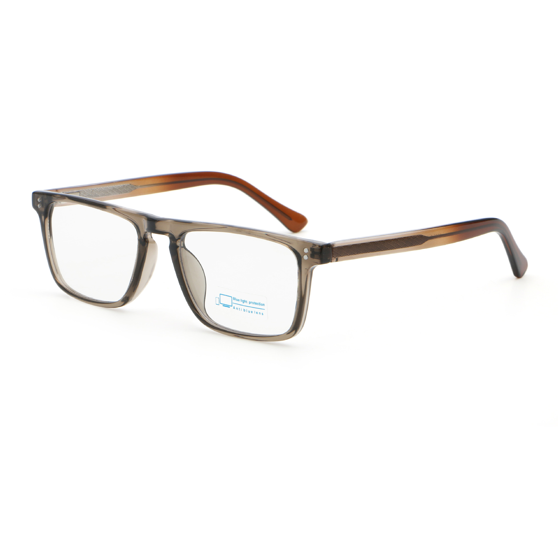 Nuevo espejo óptico cuadrado versátil coreano simple cara pequeña gafas de luz de moda gafas de alta calidad 6525 - 2