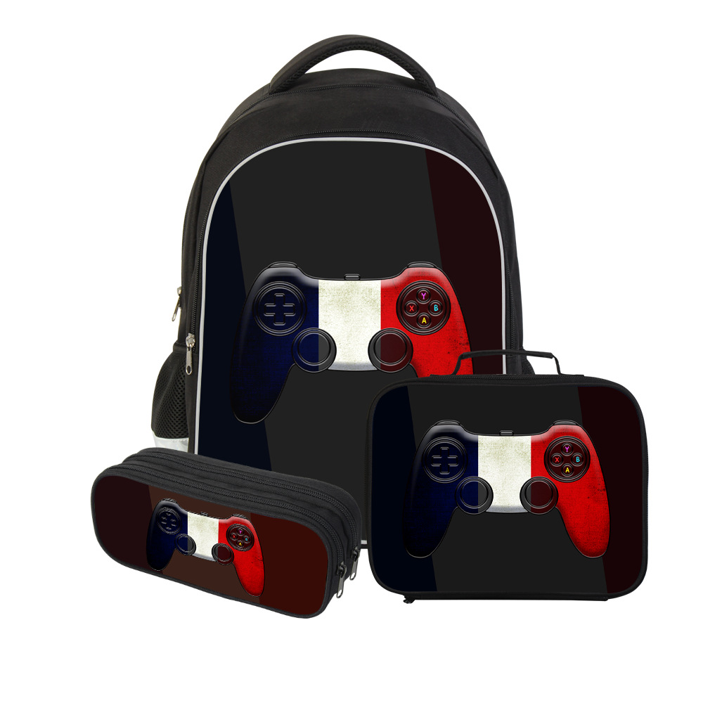 더블 레이어 배낭 3 피스 프랑스 국기