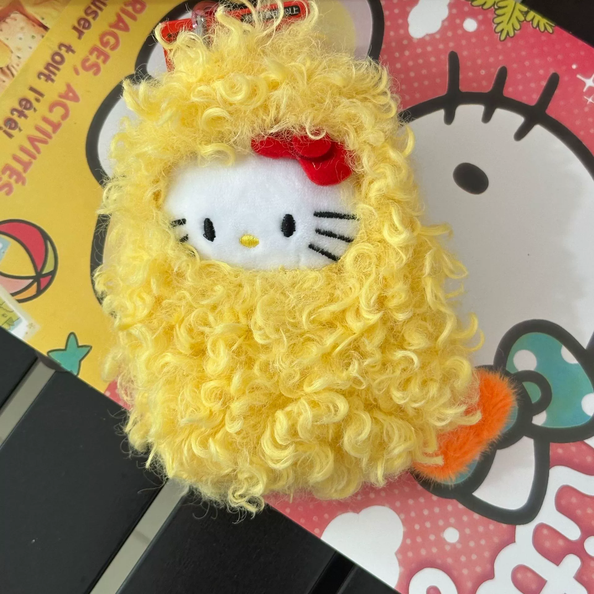 Плюшевая подвеска-брелок для ключей (Hello Kitty) симпатичная кукла, мягкая мини-плюша 10+ вариантов дизайна, подарок 0.038 кг