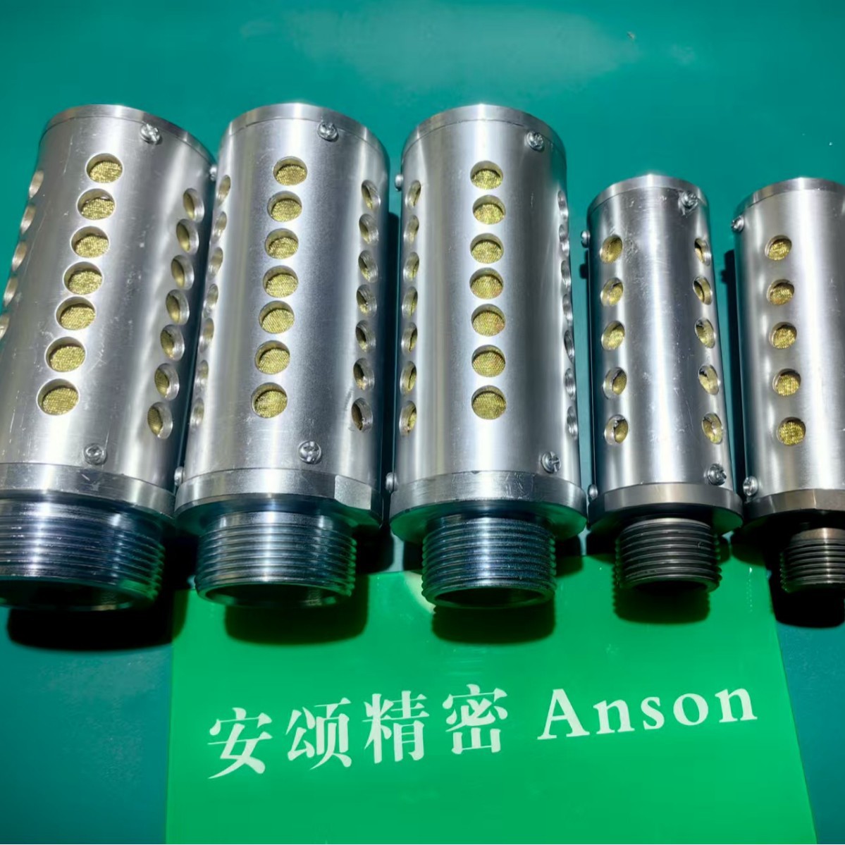 筛板式消声器 FXS2a-L10/15/20/25/32/40/50金属铜网消声器无锡产