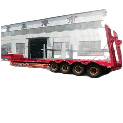 fully raised cargo bed, Ağır yük qoşquları
