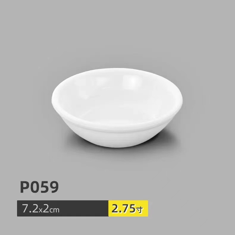 Tazón Pequeño de Melamina para Sopa para Restaurantes y Comedores