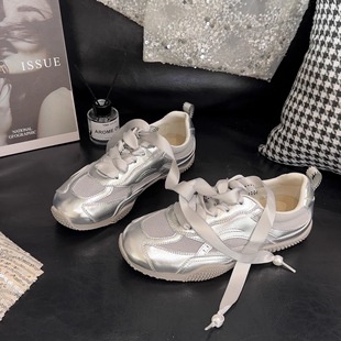 New Chinese Style Casual Women's Shoes, New College Style Solid Color Versatile Mesh Breathable Lace-Up Fashionable Casual Moral Training Shoes