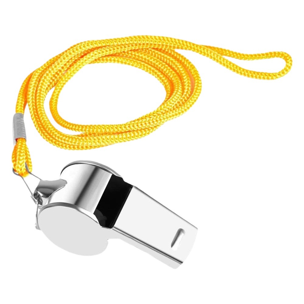 Silbato de Metal para Árbitro de Baloncesto y Fútbol, Disponible en Acero Inoxidable, Hierro y Cobre - Silbato para Entrenador Deportivo