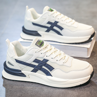 Men's Shoes 2025 New Forrest Gump White Shoes Autumn Breathable Mesh Sports Shoes Men's Easiest for Match Casual Running Shoes