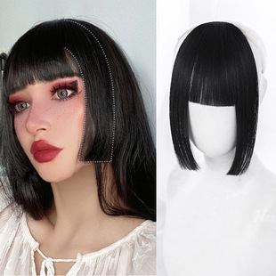 Factory Two-dimensional Qi Bangs Wig Piece Female Princess Cut Bangs One-size-fits-all Ji-style Princess Cut Bangs Wig Piece