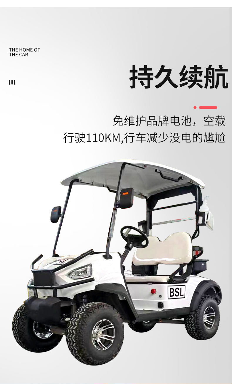 Electric Golf Cart with 4-10 Seats for Community Sales Offices, Sightseeing and Reception, and for Use in Tourist Attractions
