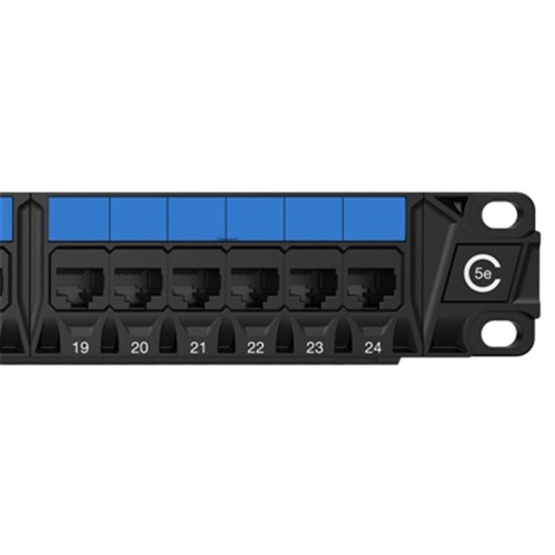 TP-LINK TL-ED5e024五类非屏蔽配线架24口达标过测试标准1U机架