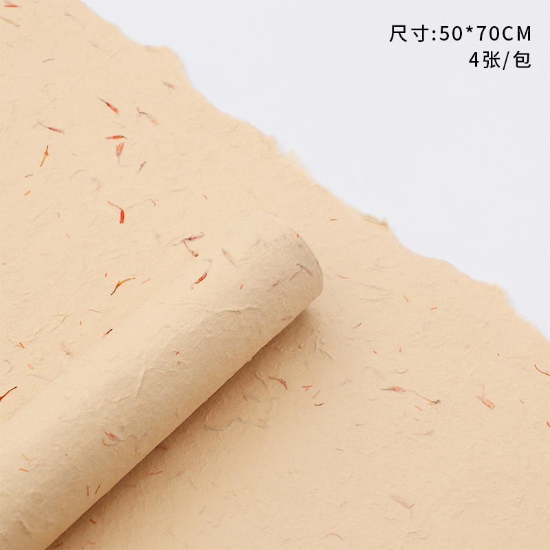 Papel de pétalos desgarrado a mano, papel de flores, papel de embalaje de flores de alta calidad, papel floral Dongba, papel floral al por mayor image 47