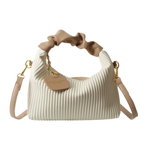 High-Quality Striped Tote Bag  New Style Unique Design Single Shoulder Crossbody Bag Trendy Versatile Handbag Women Wholesale