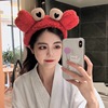 Headband, plush hair accessory, big eyes, wholesale, Korean style