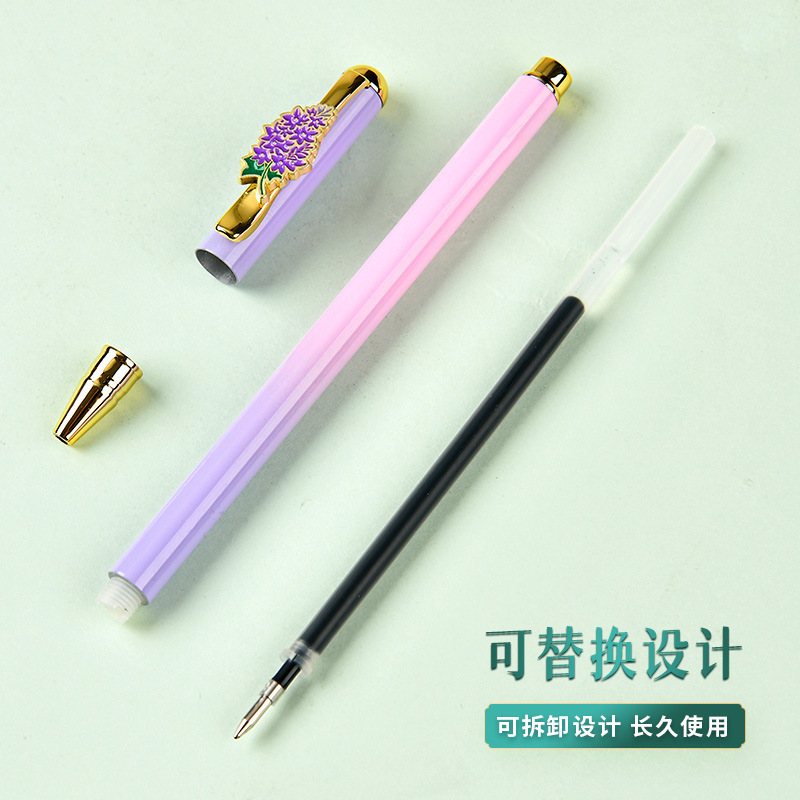十二花神故宫文具签字笔中性笔高档金属中性笔商务送礼礼盒现货|undefined