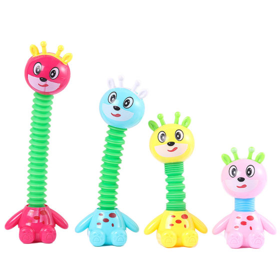 Creative Stretch Fawn Children's Small Toys Decompression Small Gifts Kindergarten Prizes Festival Activities Boys and Girls Cartoon