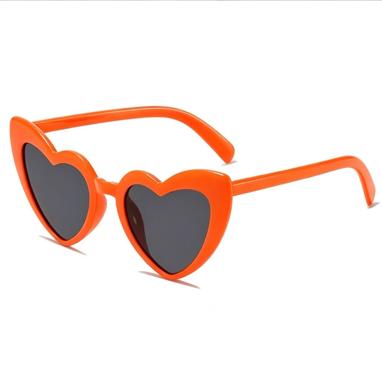 Orange frame, black lens