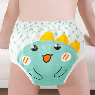 透气如厕训练裤可洗婴儿纱布尿裤防水隔尿裤纯棉尿布兜宝宝训练裤