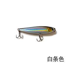 Bass Lure Micro Topwater Pencil 55mm 3.2g Surface System Fake Lure for Largemouth Bass