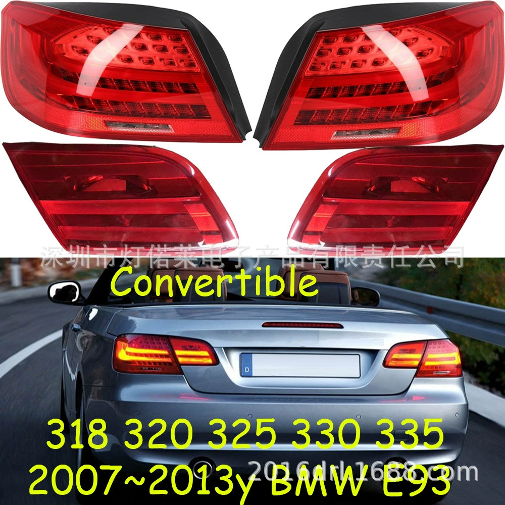 Новый главный заводской комплект подходит для BMW E93, задняя фара кабриолета, светодиодная тормозная лампа E93, задний бампер M3 2007–2013