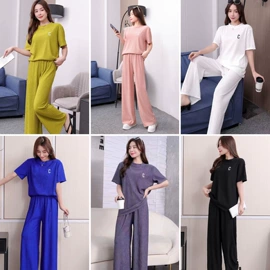 休闲裤;女士家居服;时尚休闲套装