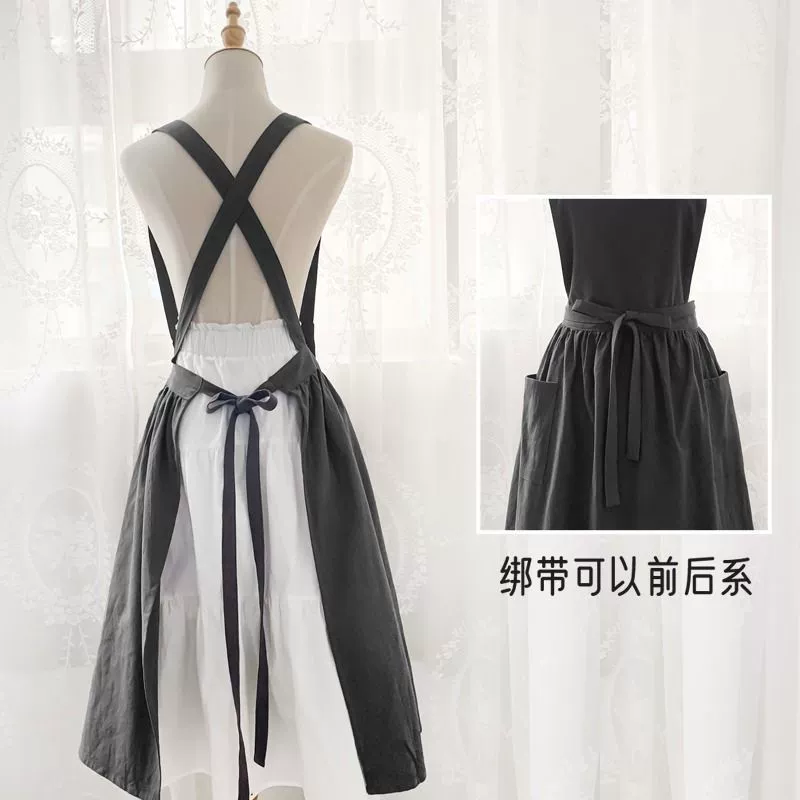 Чжао Лут, тот же супер мягкий хлопковый фартук сетка красный