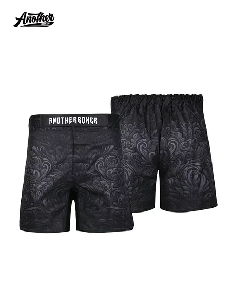 Anotherboxer New Dark Plant-Themed Mma Shorts High-End Cross-Border Ufc Mixed Martial Arts Fitness Pants