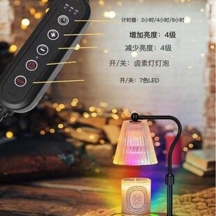 220--110V Timed Dimming Switch Line Disinfection Lamp Plant Lamp Wax Melting Lamp Aromatherapy Lamp Cross-Border 4