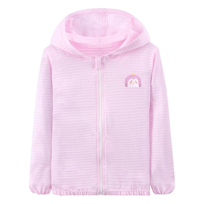 Children's Boys and Girls Baby Cotton Summer Breathable Cool Air-conditioning Clothing Sun-protective Clothing Thin Coat Sweat-wicking Thin Coat