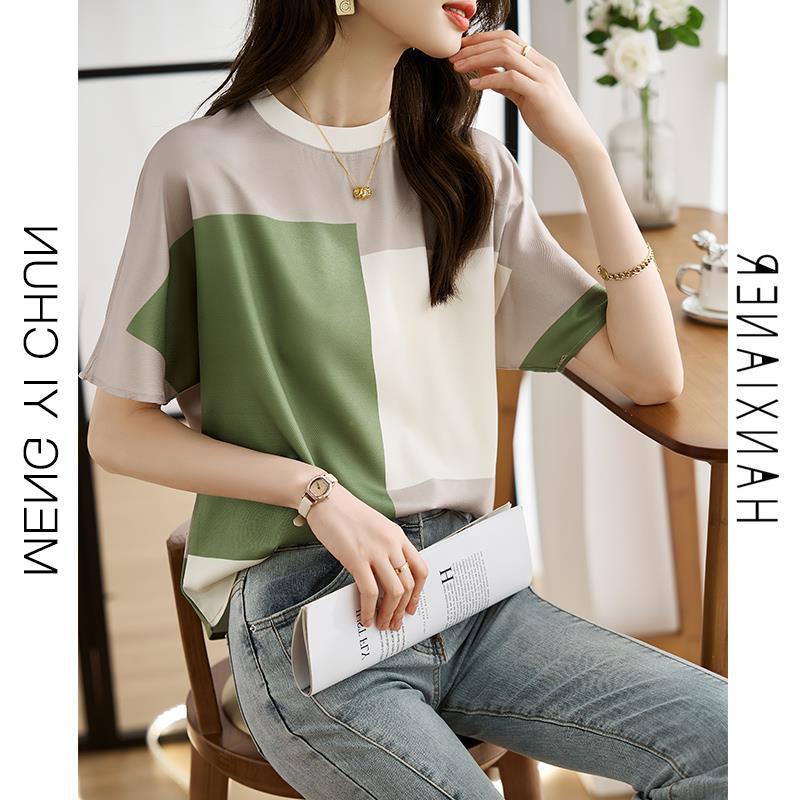 Design shiffon elegant summer T-shirt